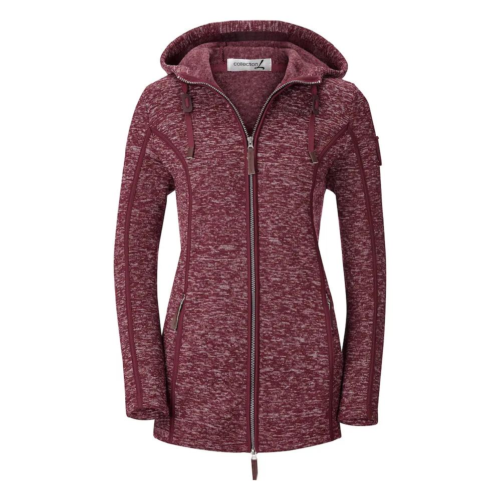 Casual Looks Kapuzenfleecejacke Räumungsverkauf