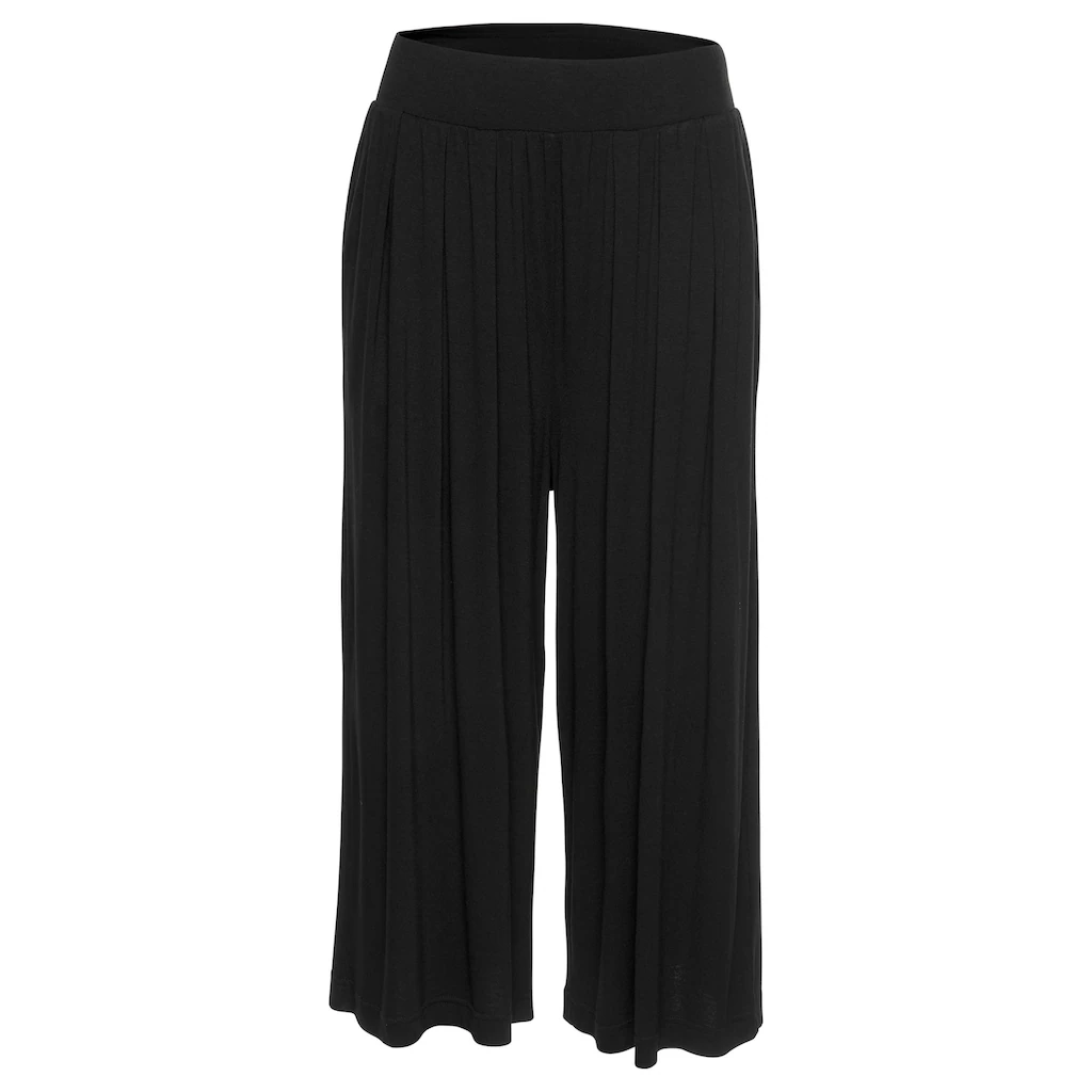 LASCANA Culotte mit extra-weitem Bein und Taschen bequeme Jerseyhose Wochenangebot