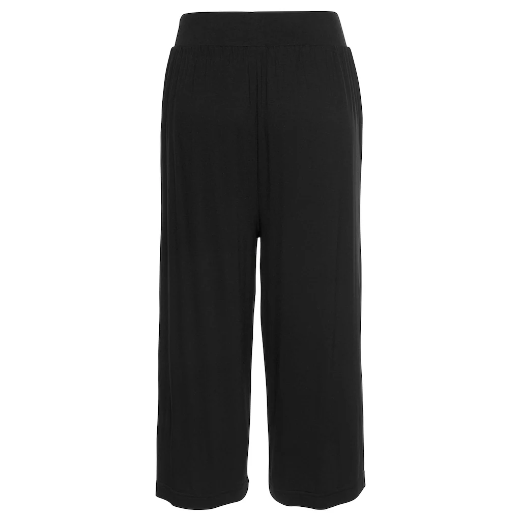 LASCANA Culotte mit extra-weitem Bein und Taschen bequeme Jerseyhose Wochenangebot