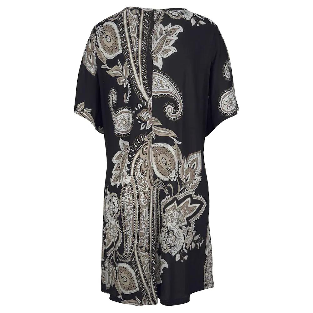 LASCANA Jerseykleid mit Zierdetail am Ausschnitt sommerliches Tunikakleid Strandkleid Letzter Tag