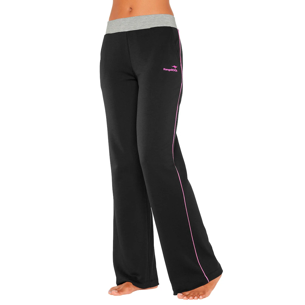 KangaROOS Relaxhose mit breitem Bund Loungewear Loungeanzug Discount Store für neue Produkte