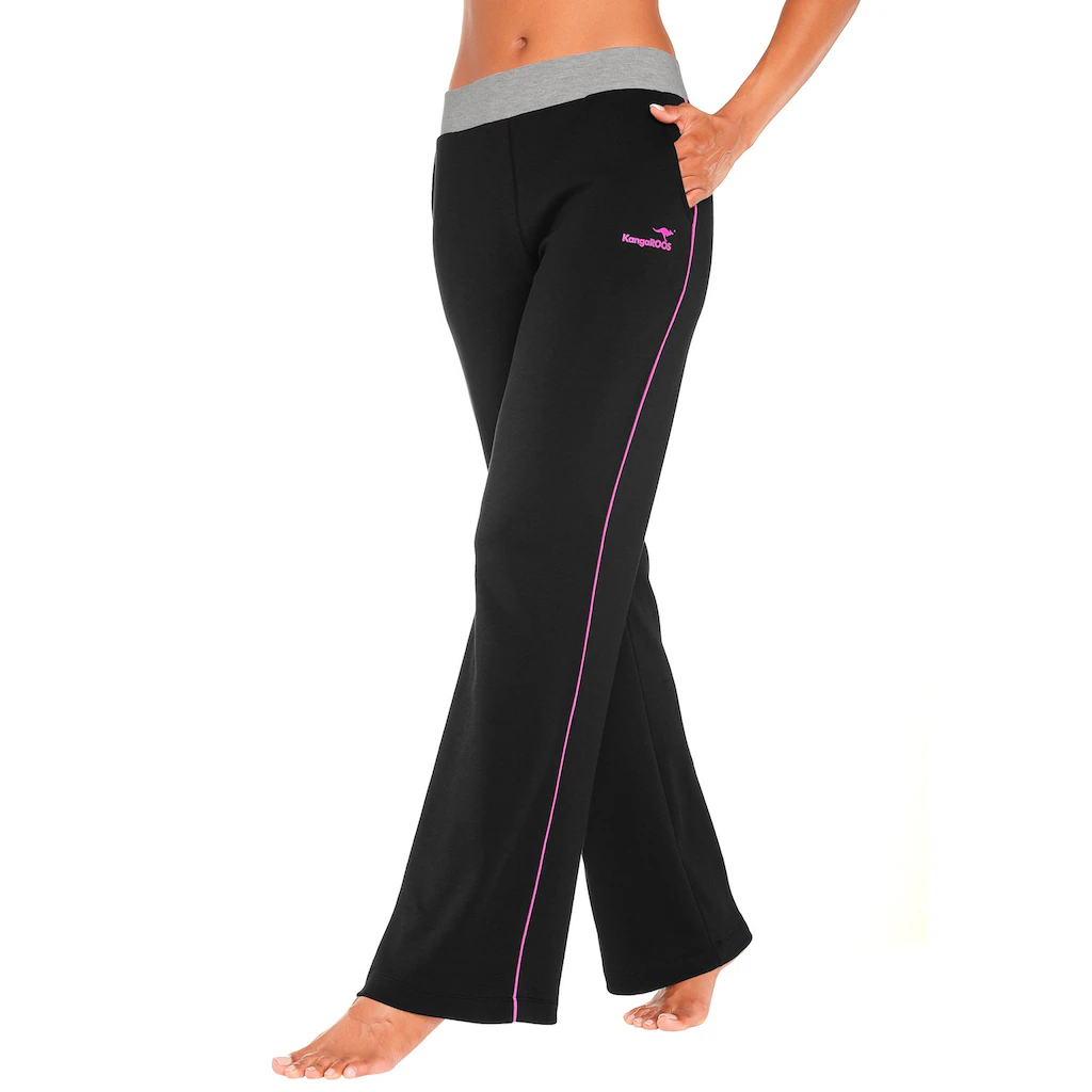 KangaROOS Relaxhose mit breitem Bund Loungewear Loungeanzug Discount Store für neue Produkte