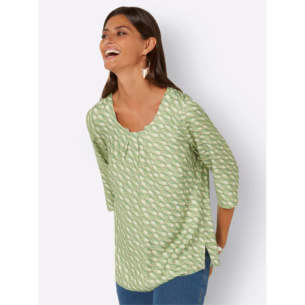 creation L Druckbluse Super Rabatt
