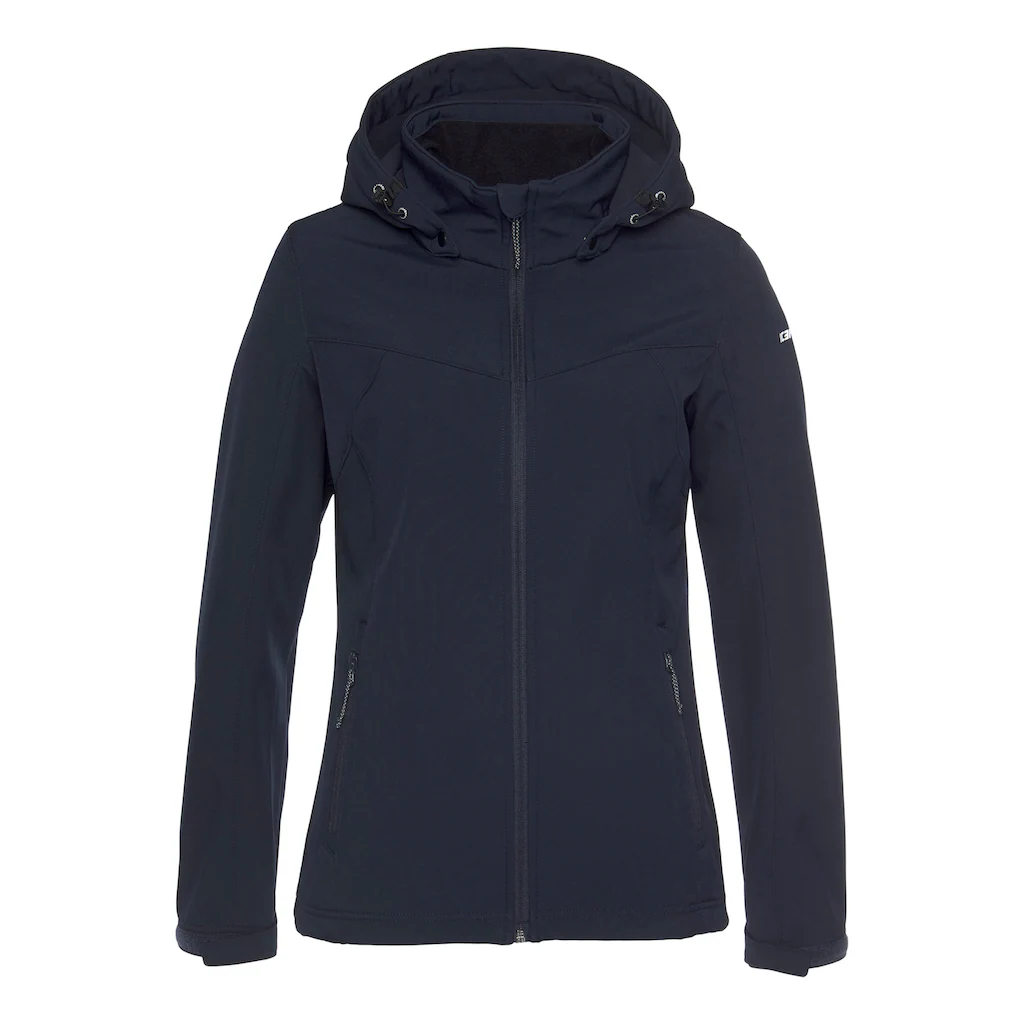 Icepeak Softshelljacke »BRENHAM« (1 St.) mit Kapuze Winddicht & Wasserabweisend & Atmungsaktiv Online