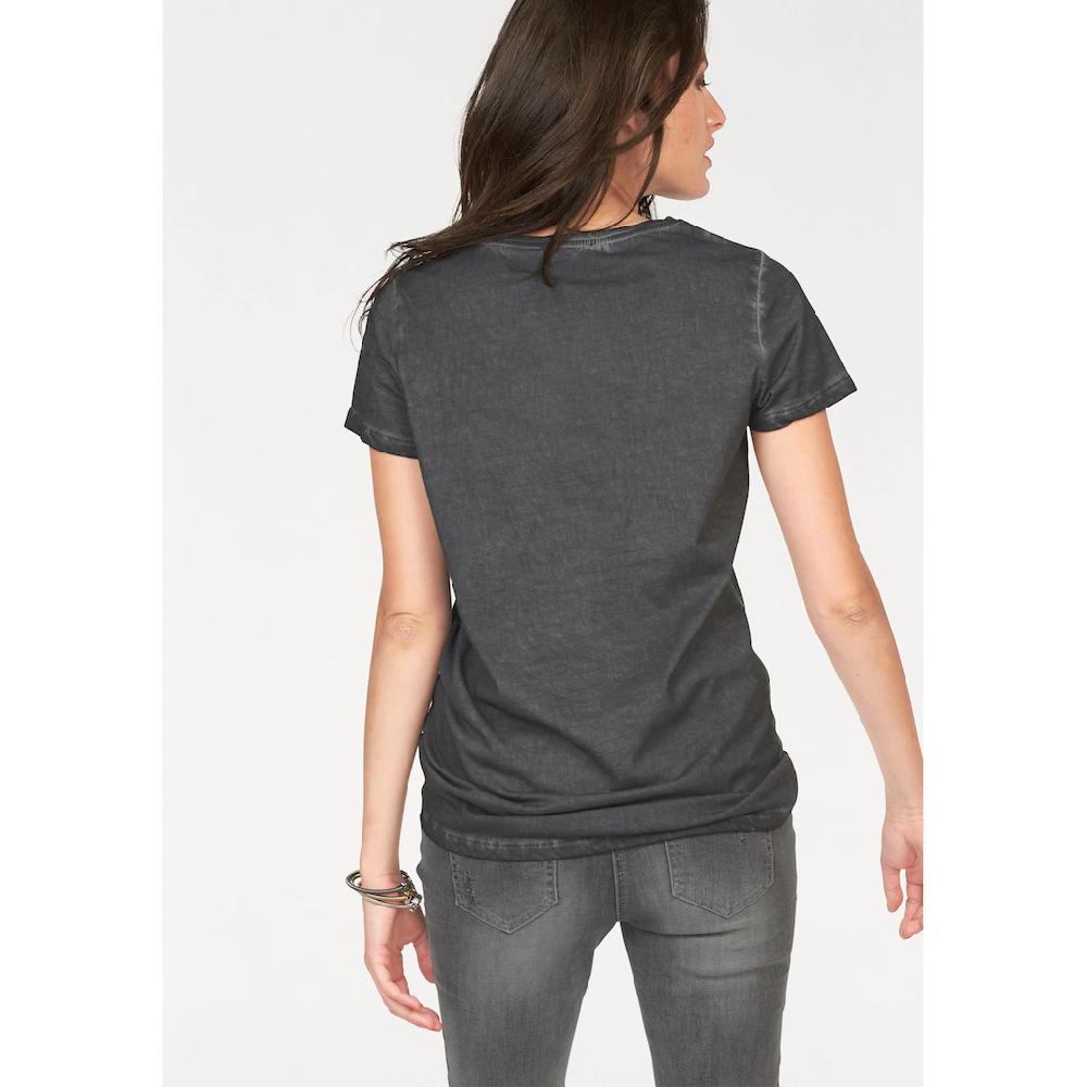 Aniston CASUAL T-Shirt mit Oil dyed-Waschung Günstiger Verkauf