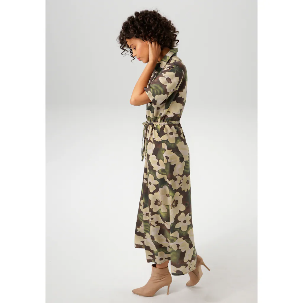 Aniston CASUAL Blusenkleid mit farbharmonischen Blumendruck im Batikdessin - NEUE KOLLEKTION Meist gekauft