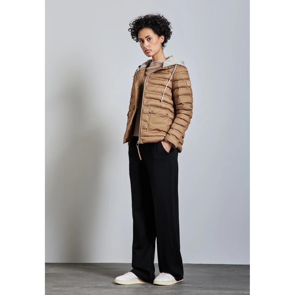 STREET ONE Steppjacke mit Kapuze mit Knopfleiste Blitzverkäufe