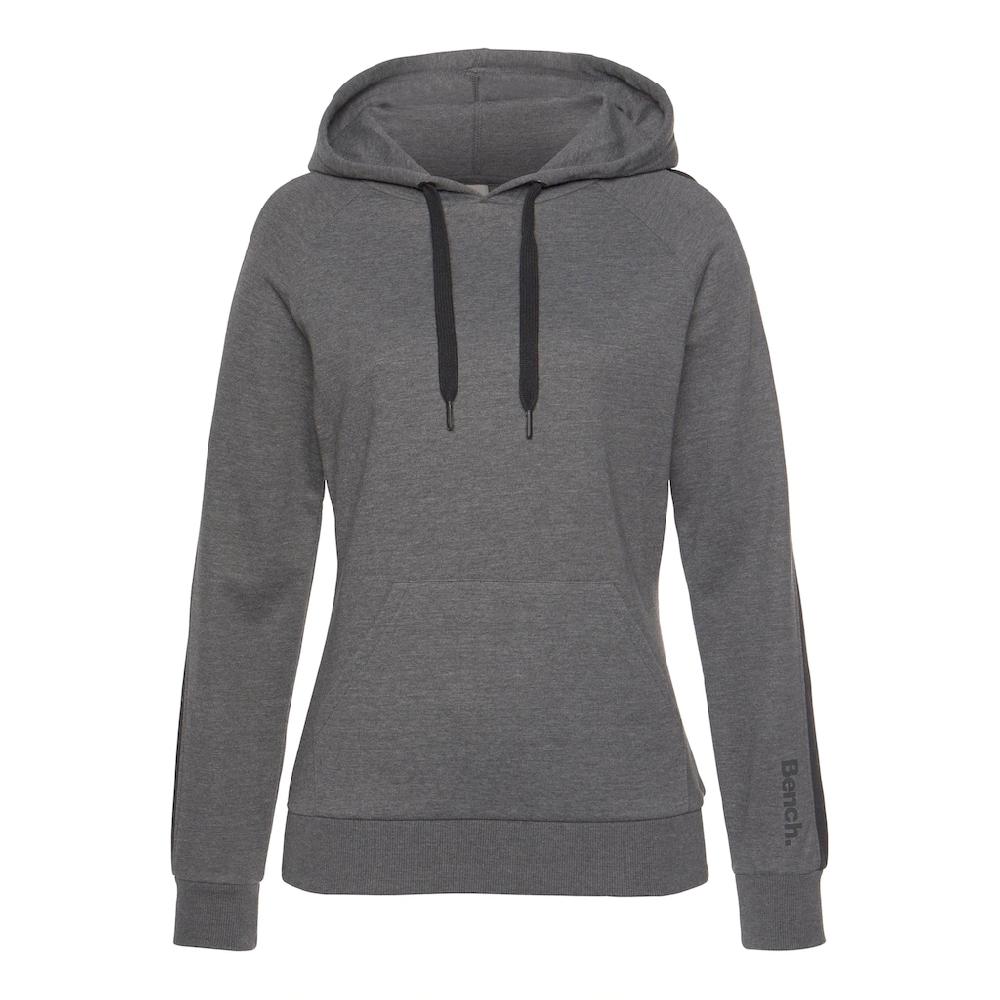 Bench. Loungewear Kapuzensweatshirt mit Seitenstreifen und Kängurutasche Loungeanzug Hoodie Fabrik Onlineshop