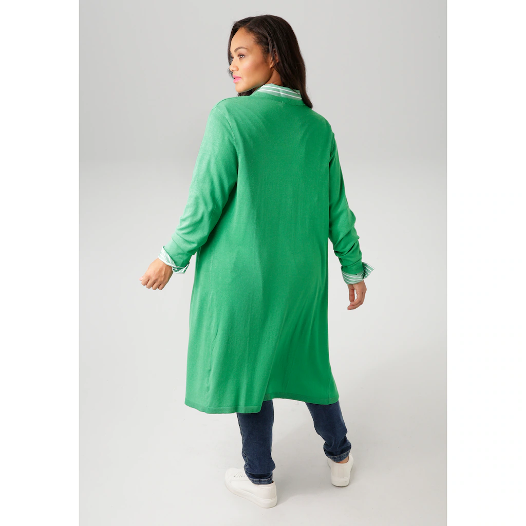 Aniston PLUS Strickjacke in trendiger Farbpalette - NEUE KOLLEKTION Sonderangebot