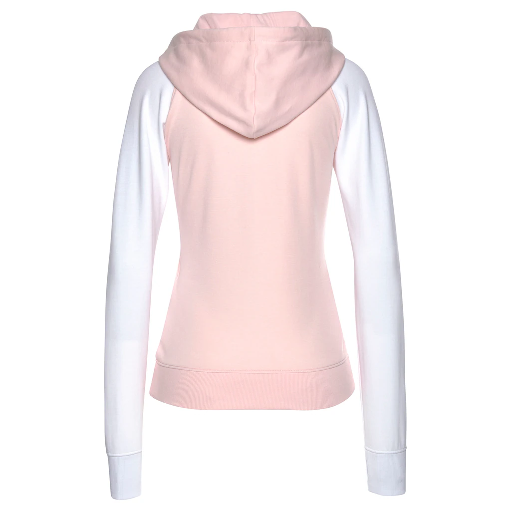 Bench. Loungewear Kapuzensweatjacke mit farblich abgesetzten Ärmeln Loungeanzug Günstig kaufen