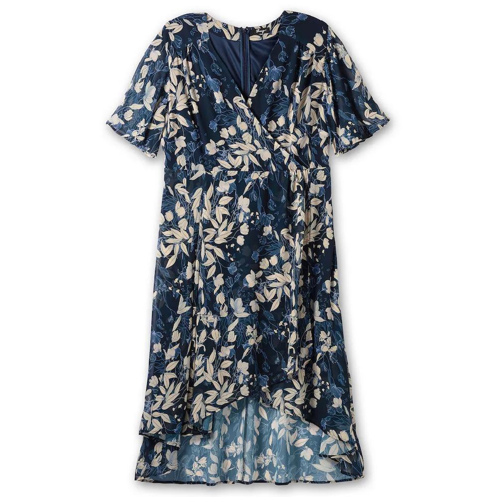 Sheego Abendkleid »Große Größen« aus Chiffon in Wickeloptik Bestseller
