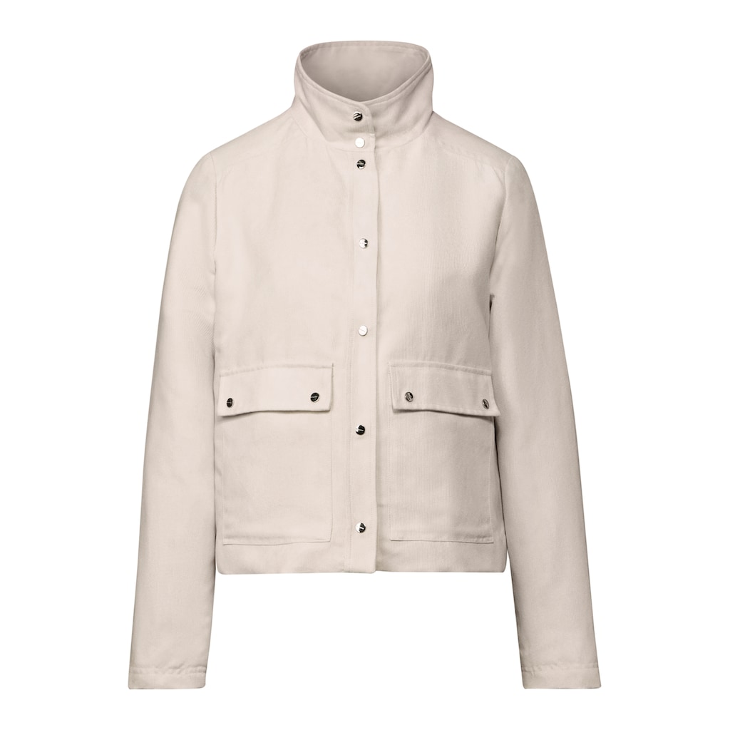 STREET ONE STUDIO Cordjacke ohne Kapuze mit Knopfleiste Bis zu 65% Rabatt