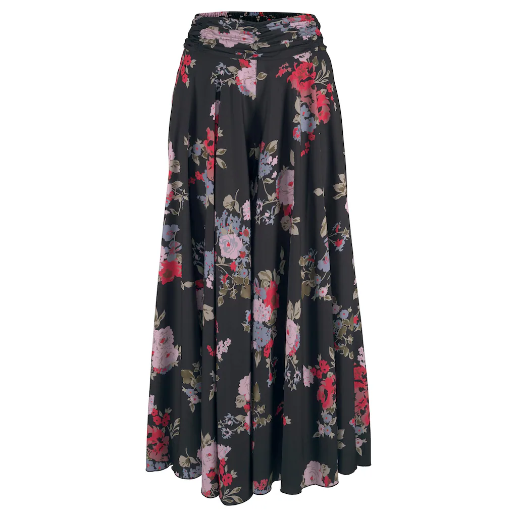 LASCANA Hosenrock mit Blumenprint Culotte extraweites Bein Riesige Rabatte