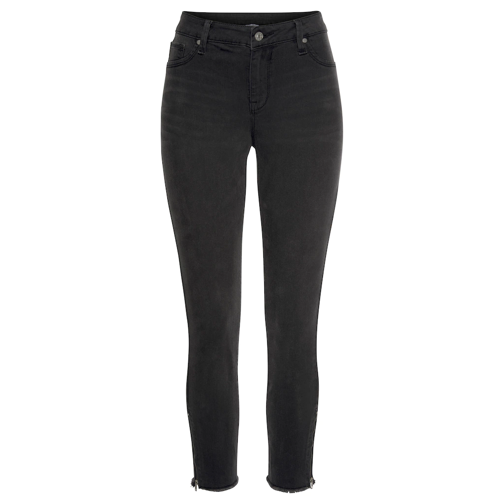 LASCANA Jeggings mit Reißverschlüssen am Saum Skinny elastische Qualität modisch Online