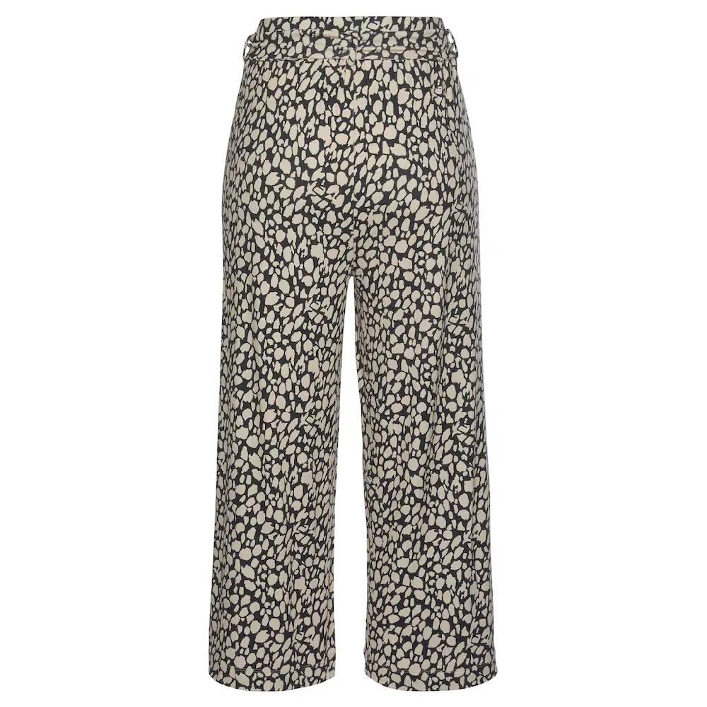 LASCANA Culotte (mit Bindegürtel) und Alloverdruck 7/8-Länge elastischer Bund Sommerhose im Angebot