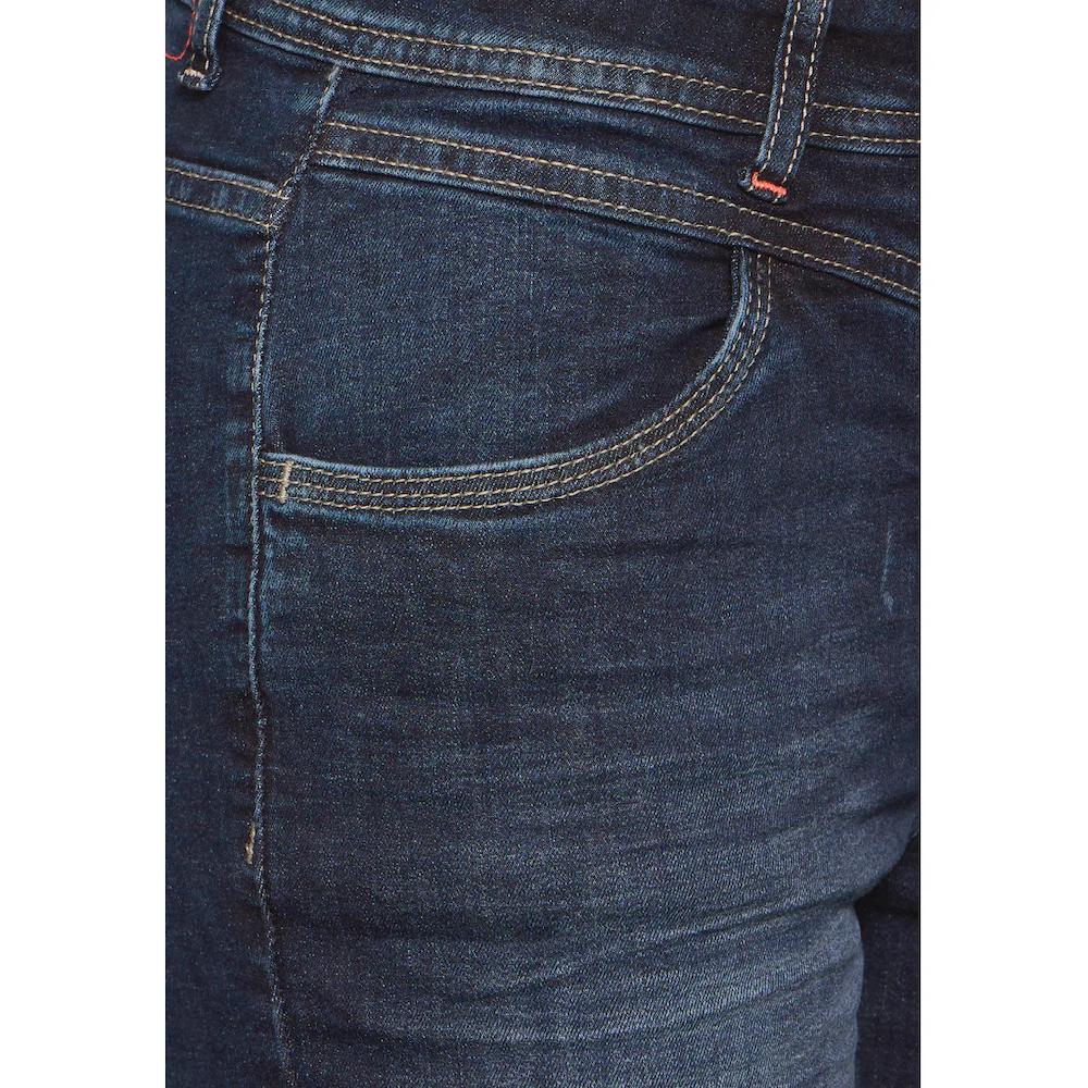 Cecil Slim-fit-Jeans »Style Vicky« in blauer Waschung Begrenztes Angebot