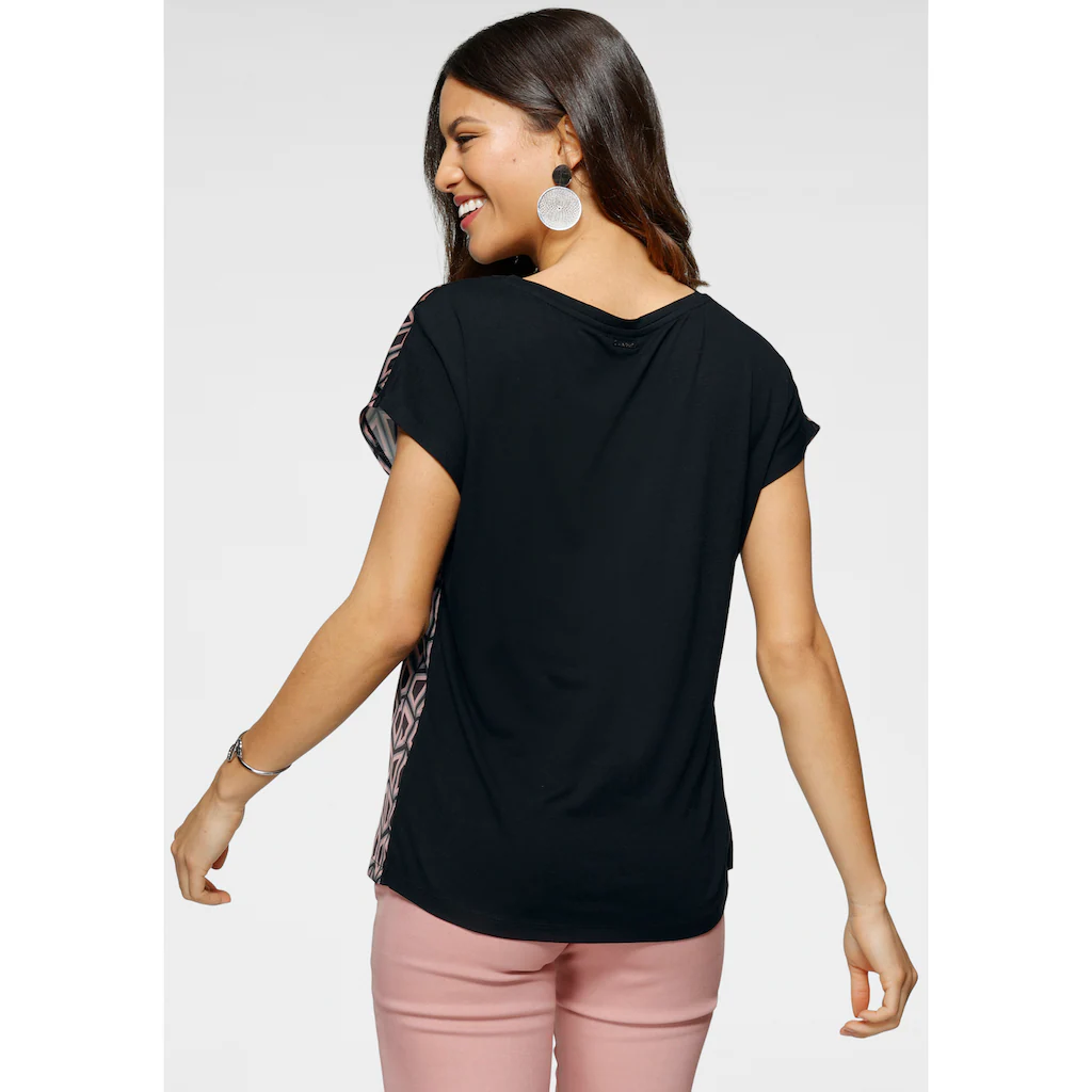 Laura Scott Shirtbluse aus glänzendem Satin Saisonale Angebote