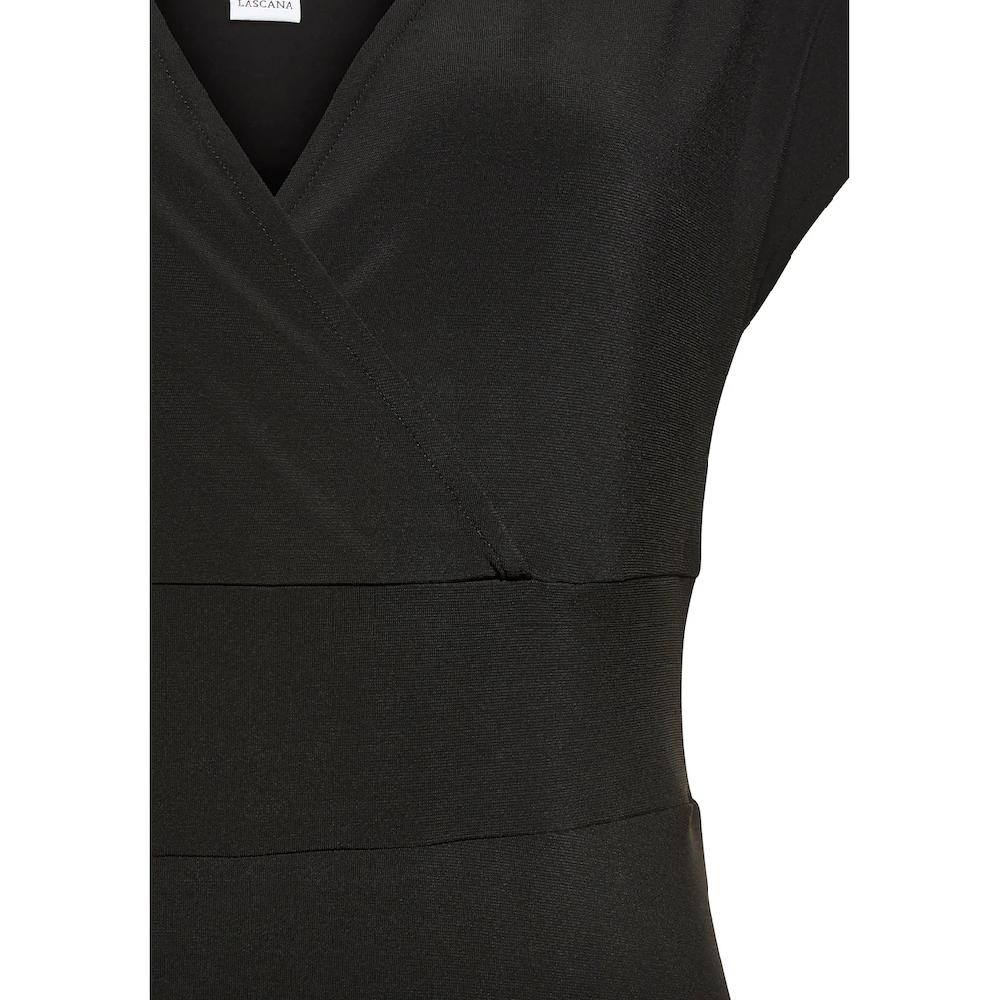 LASCANA Midikleid aus bügelfreier Ware elegantes Sommerkleid aus Jersey Strandkleid Tägliche Deals