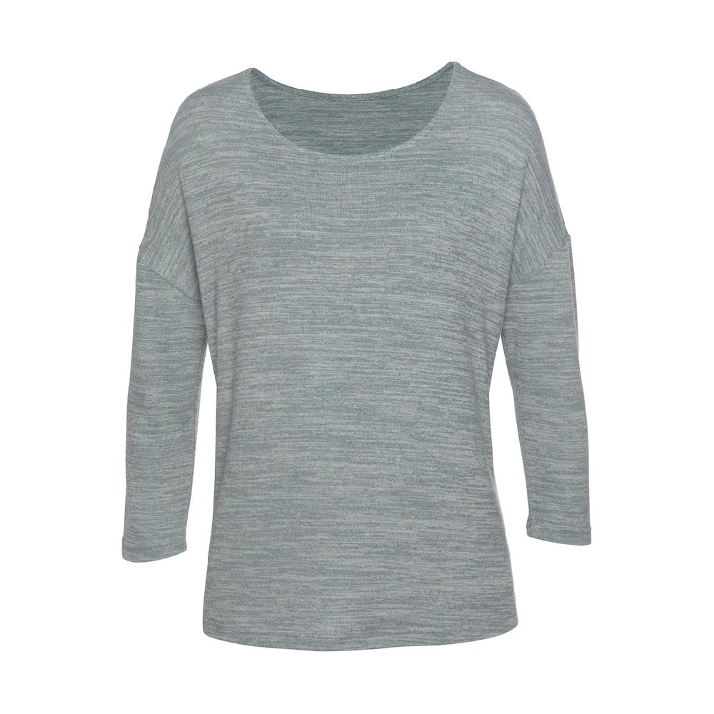 Vivance 3/4-Arm-Shirt »mit modischer Melange-Struktur« aus leichter Strickqualität Kostenlose Rückgabe
