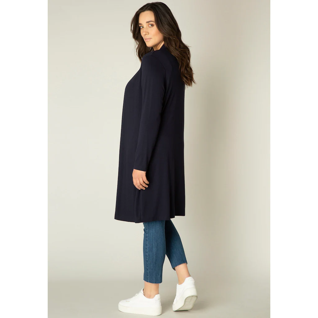 Base Level Curvy Longstrickjacke »Ayla Long« Figurumspielende weiche Strickqualität Begrenzte Freigabe