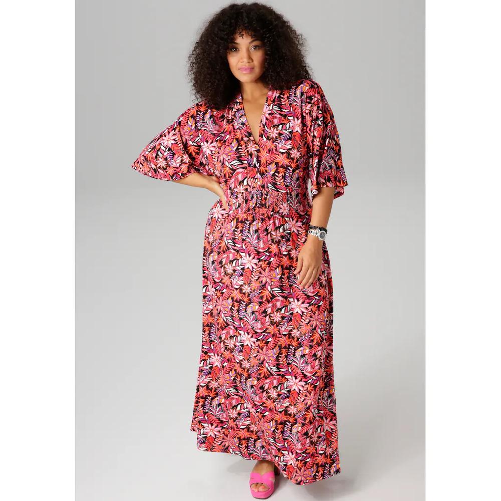 Aniston PLUS Sommerkleid in trendy Maxilänge - NEUE KOLLEKTION Neueste Stile