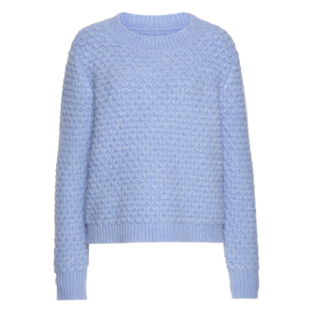 Vivance Rundhalspullover mit besonderem Strickmuster lockere Passform Black Friday Preise