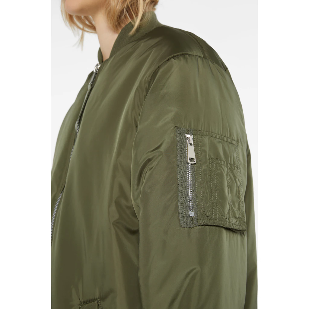 SENSES.THE LABEL Langjacke ohne Kapuze mit Two-Way-Zipper 2025