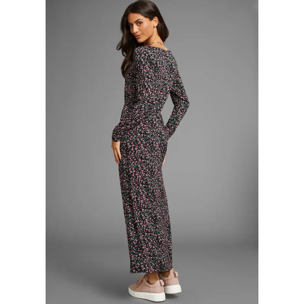 Laura Scott Jerseykleid in modischer Midilänge im Angebot