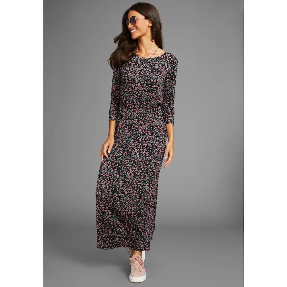 Laura Scott Jerseykleid in modischer Midilänge im Angebot