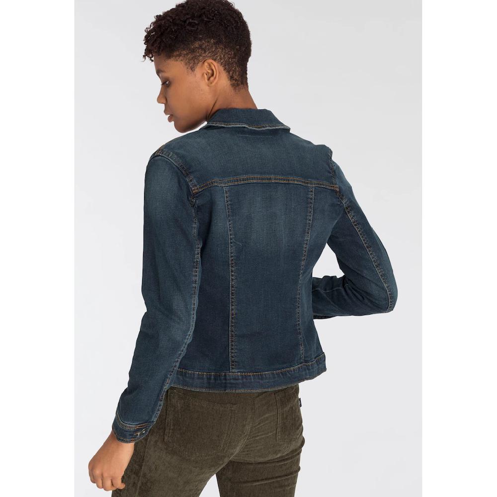 Arizona Jeansjacke aus Baumwollmischung figurbetont in Stretch-Qualität Günstiger Verkauf