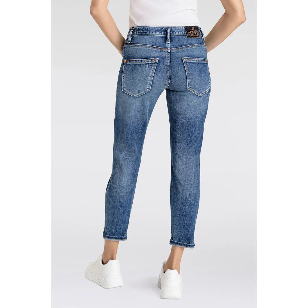 Herrlicher 7/8-Jeans »Shyra Cropped Denim Comfort« mit halb verdeckter Knopfleiste Fabrikverkauf