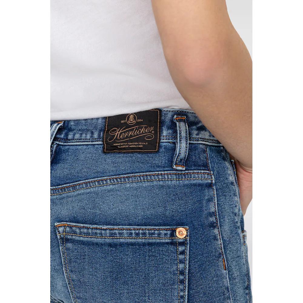 Herrlicher 7/8-Jeans »Shyra Cropped Denim Comfort« mit halb verdeckter Knopfleiste Fabrikverkauf