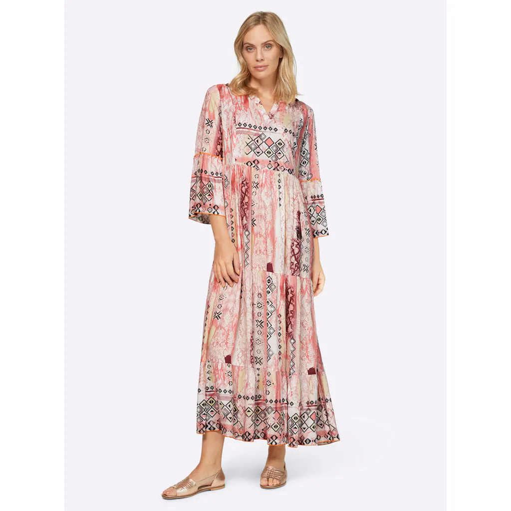 heine Maxikleid »Druck-Kleid« Kostenloser Versand