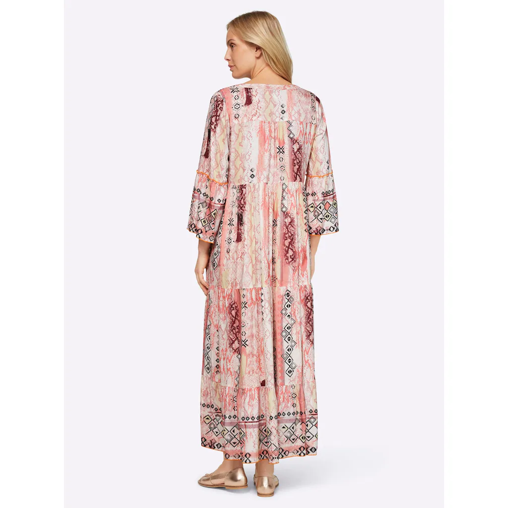 heine Maxikleid »Druck-Kleid« Kostenloser Versand
