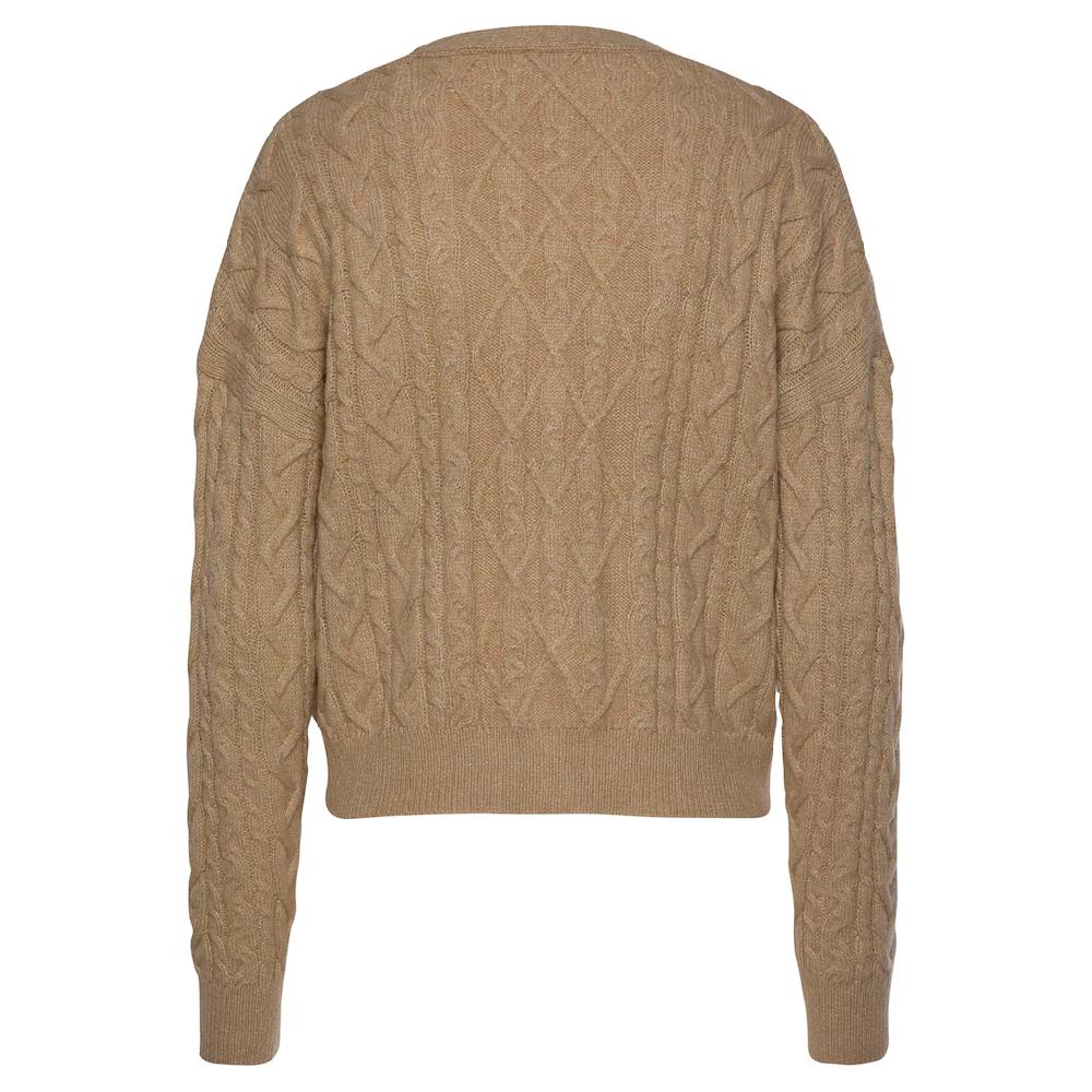 LASCANA Strickjacke mit Zopfmuster kuschelweicher Cardigan lässig Rabatt