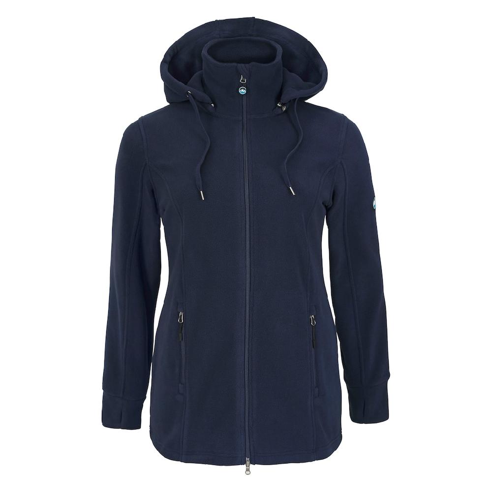 Polarino Fleecejacke mit Kapuze für kalte Tage aus Fleece sportlicher Stil atmungsaktiv Exklusivangebot