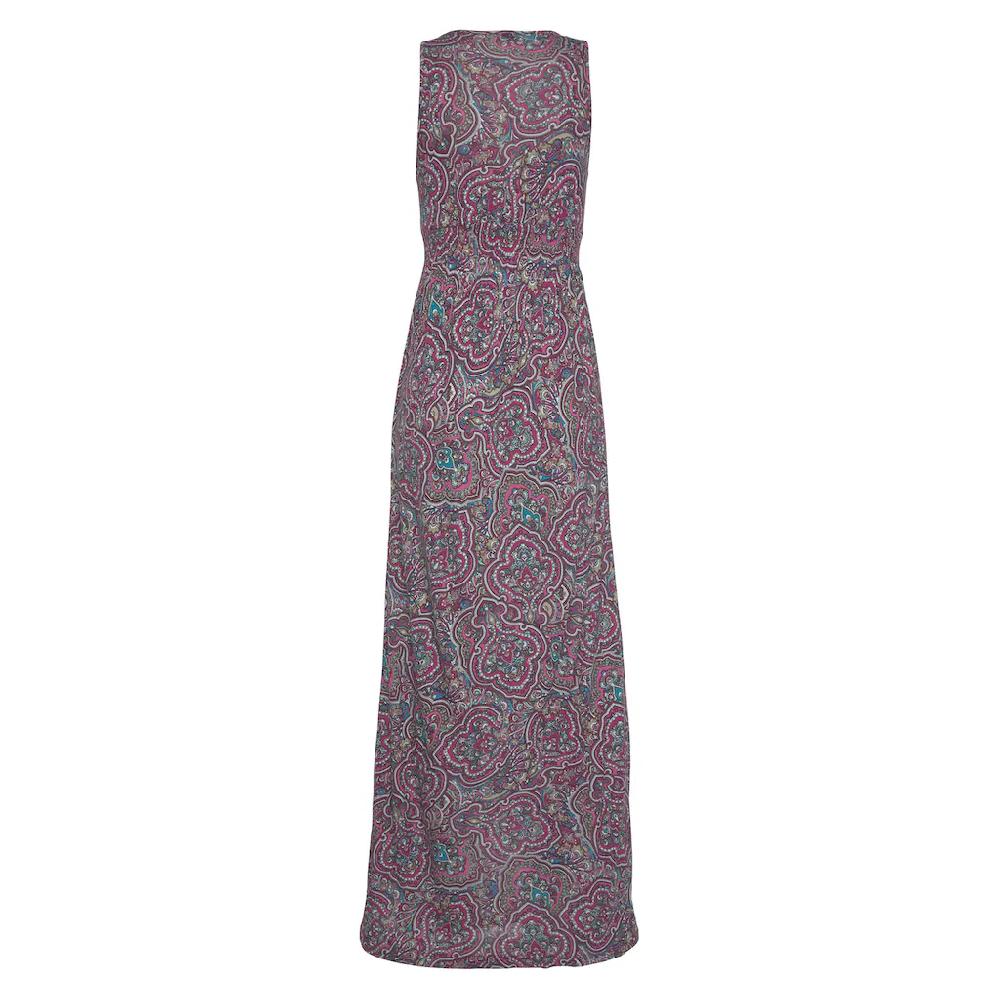 LASCANA Maxikleid mit Paisleymuster und verstellbarem Ausschnitt Sommerkleid Lagerräumung
