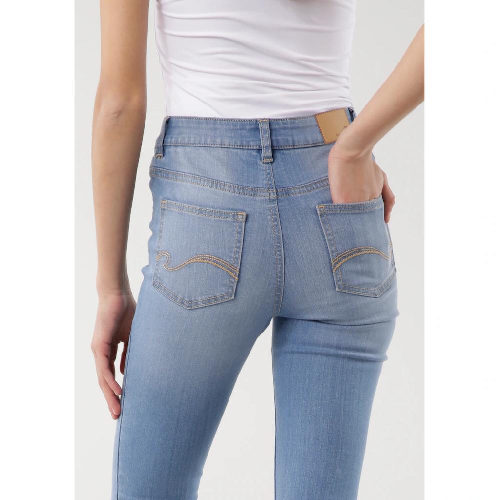 KangaROOS 5-Pocket-Jeans »SUPER SKINNY HIGH RISE« knöchellang mit Used-Optik hohe Leibhöhe Kauf eins, bekomm eins gratis