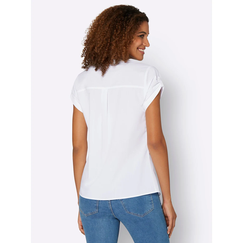 Casual Looks Kurzarmbluse Riesige Ersparnisse
