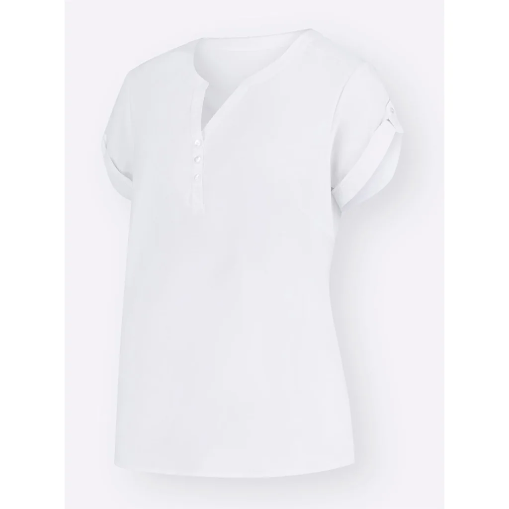 Casual Looks Kurzarmbluse Riesige Ersparnisse