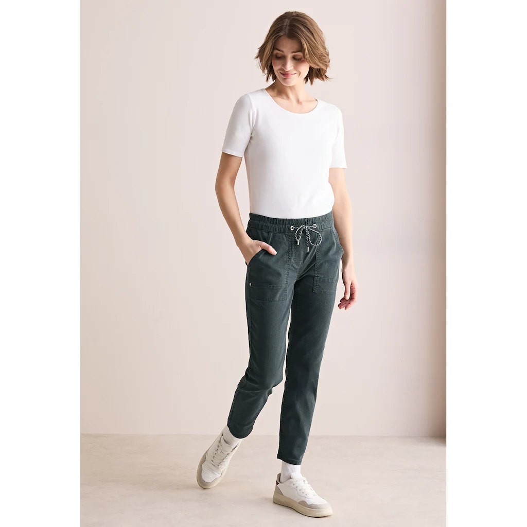 Cecil Stoffhose Middle Waist Begrenzte Freigabe