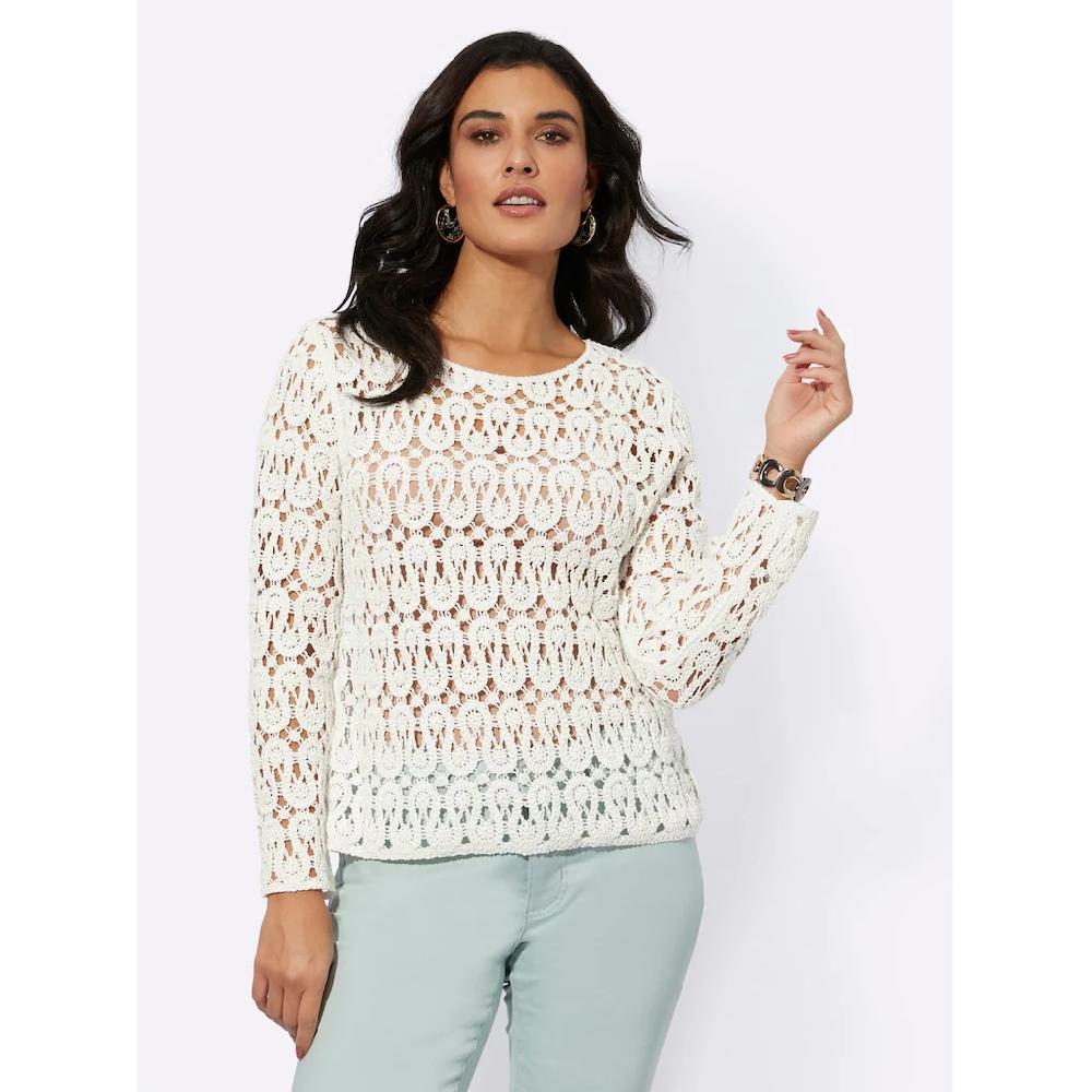 creation L Ajourpullover »Modal-Mix-Pullover« Nur für heute