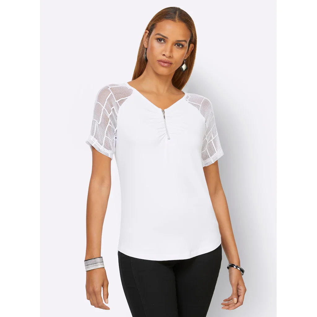 creation L Spitzenshirt »Shirt« (1 tlg.) Clearance-Verkauf