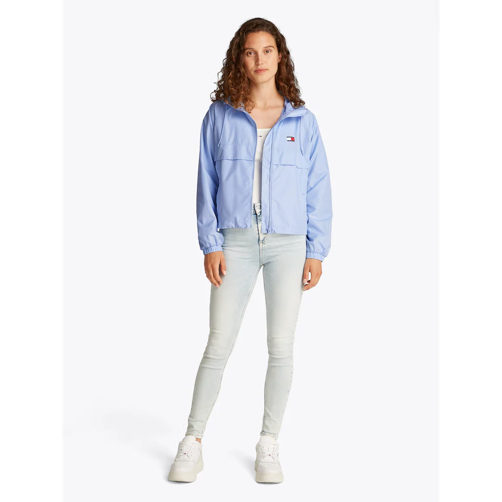 Tommy Jeans Windbreaker »TJW ESSENTIAL WINDBREAKER EXT« mit Kapuze mit Logodruck Kostenloser Versand international