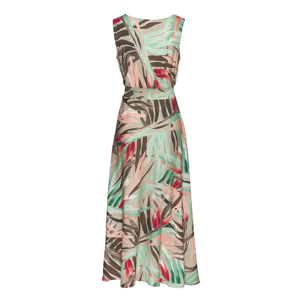 Vivance Maxikleid aus gewebter Viskose langes Sommerkleid mit Alloverprint Schlussverkauf