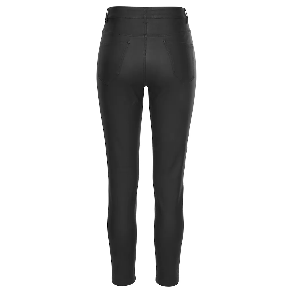 LASCANA Lederimitathose in schmaler Passform figurbetonte Jeggings mit Stretchanteil Kostenloser Versand
