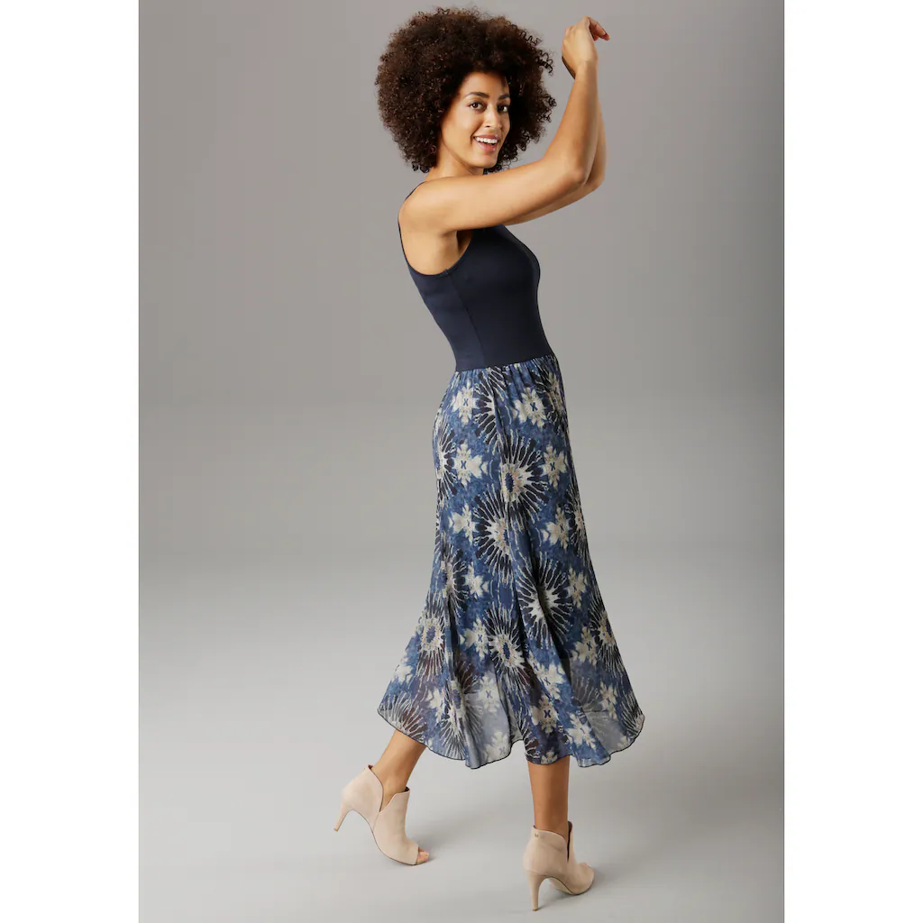 Aniston SELECTED Sommerkleid mit Batik-Druck Fabrik Onlineshop