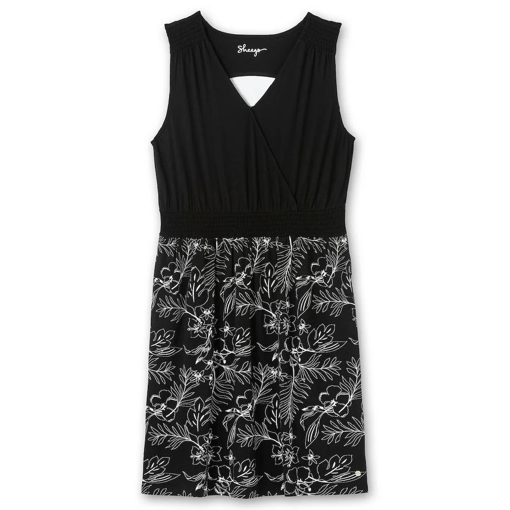 Sheego Jerseykleid »Große Größen« in Wickeloptik mit Cut-out hinten Exklusivangebot