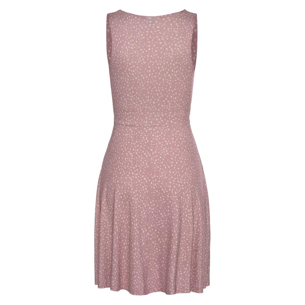 Vivance Jerseykleid mit Alloverdruck in Wickeloptik Sommerkleid Strandkleid Bestseller