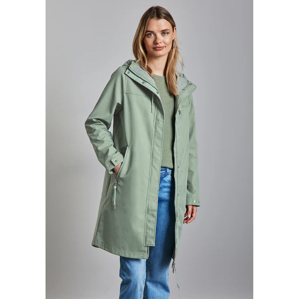 STREET ONE Kurzjacke mit Kapuze wasserabweisend Saisonale Angebote